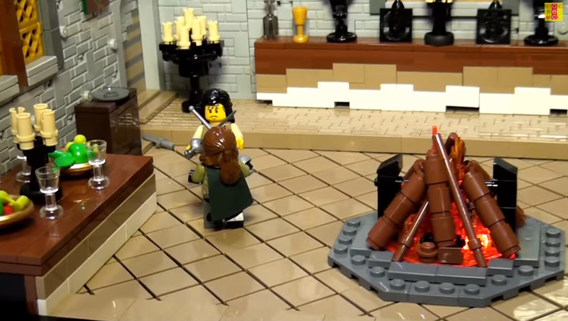 Illustration for article titled Celebrate romance with detailed Lego versions of famous Princess Bride scenes